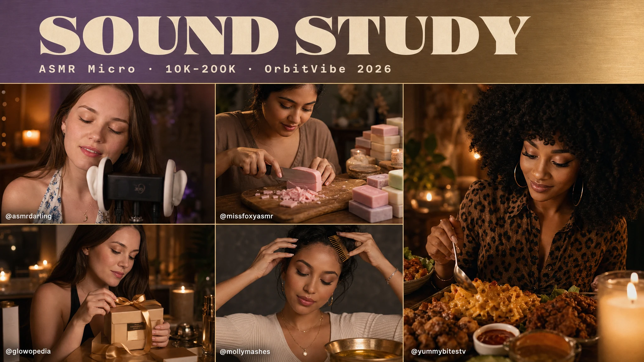 ASMR Micro 10k-200k Follower Influencer List for 2026