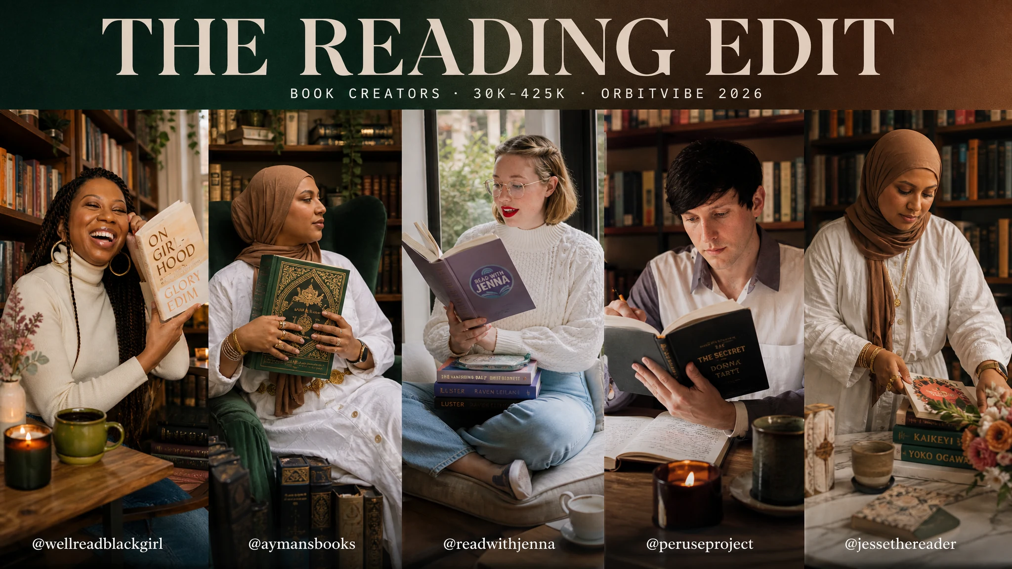 Book Influencer List for 2026