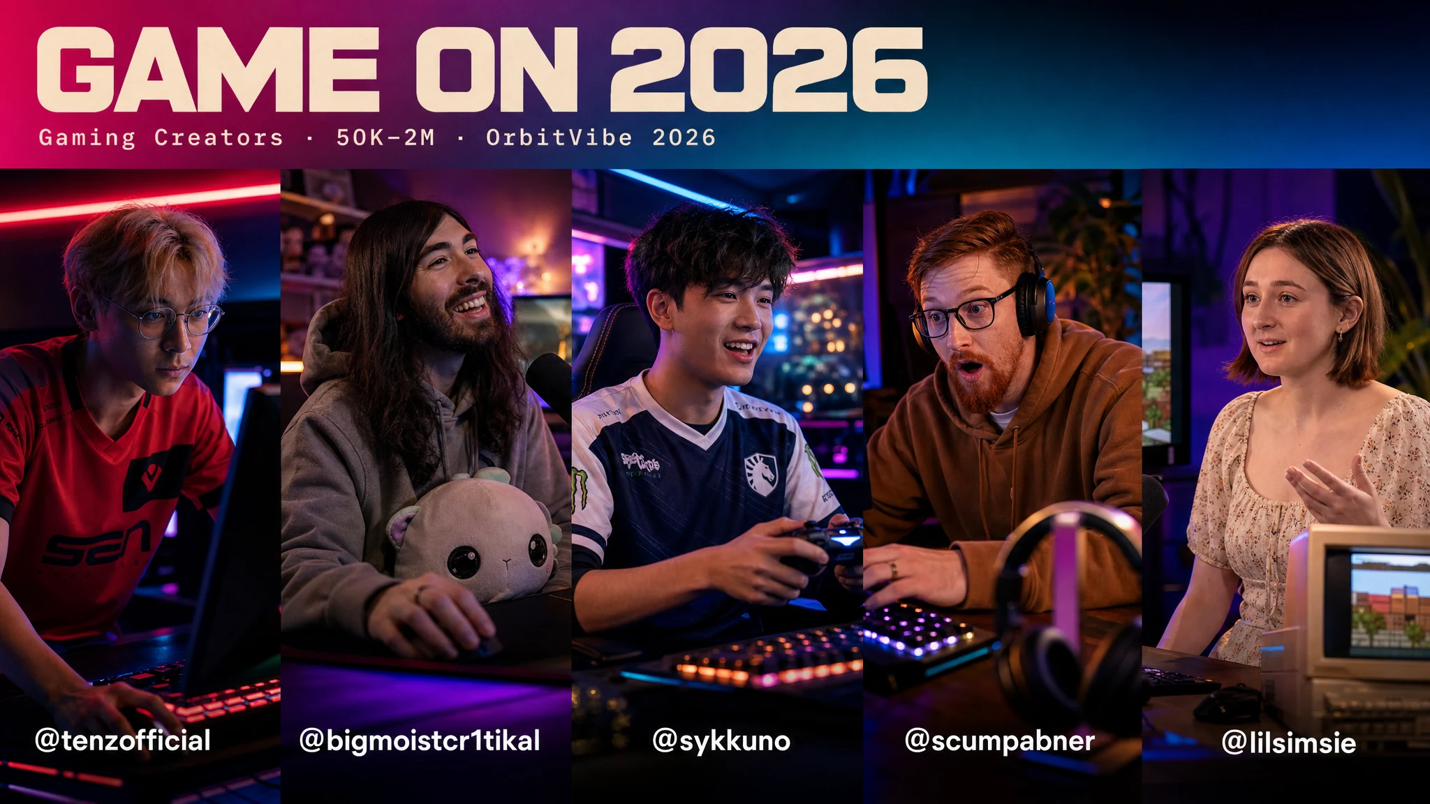 Gaming Influencer List for 2026