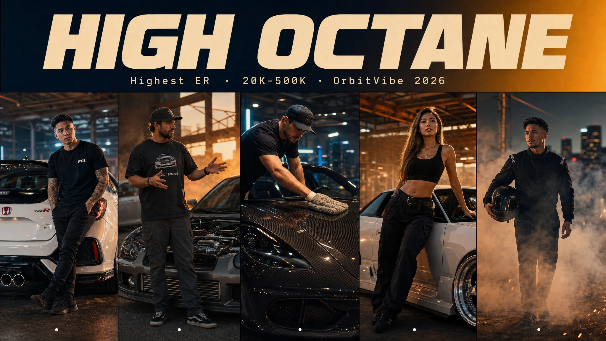 Car Influencer List with the Highest Engagement Rate