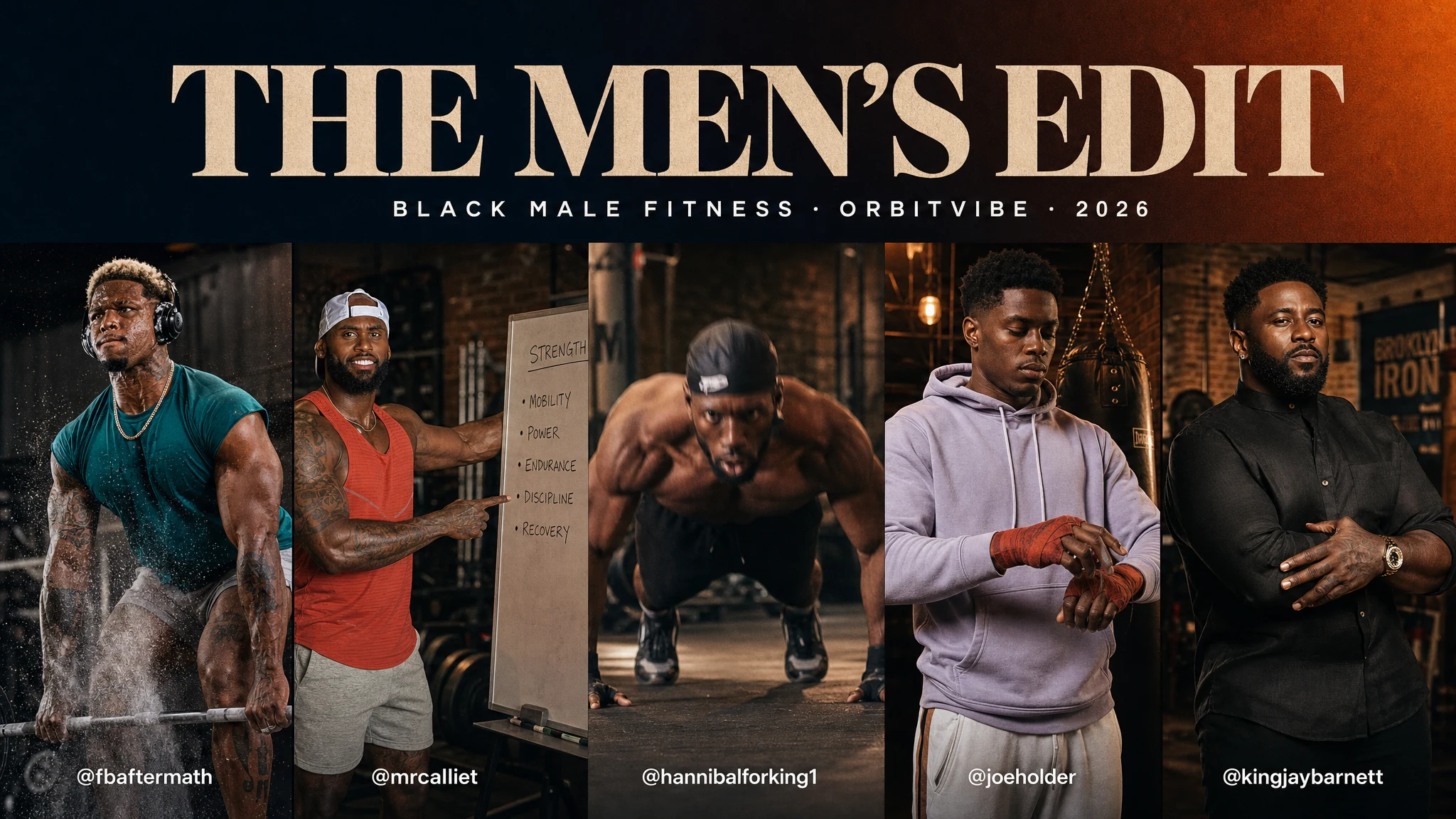 Black Male Fitness Influencer List for 2026