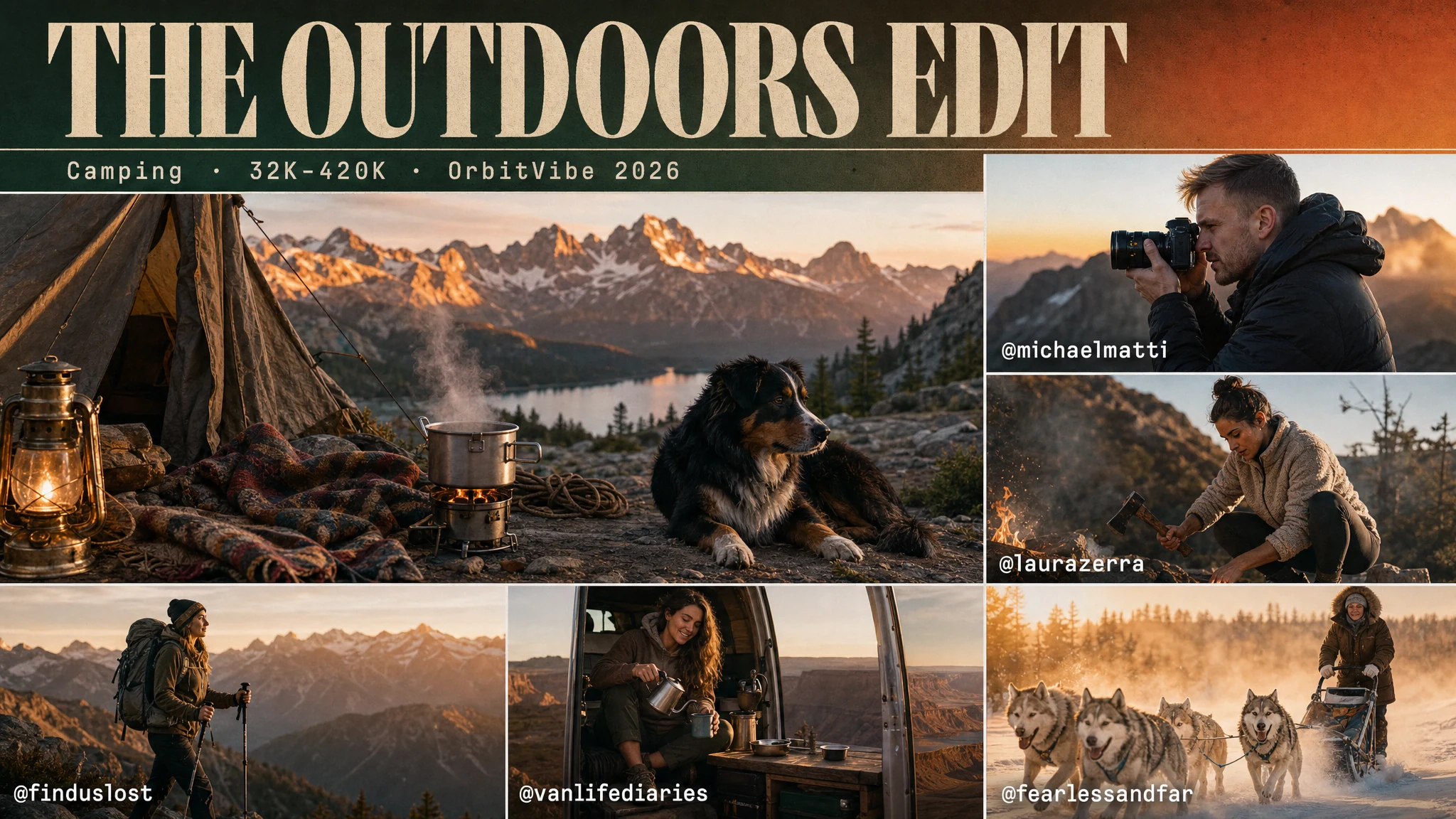 Camping Influencer List with the Highest Engagement Rate