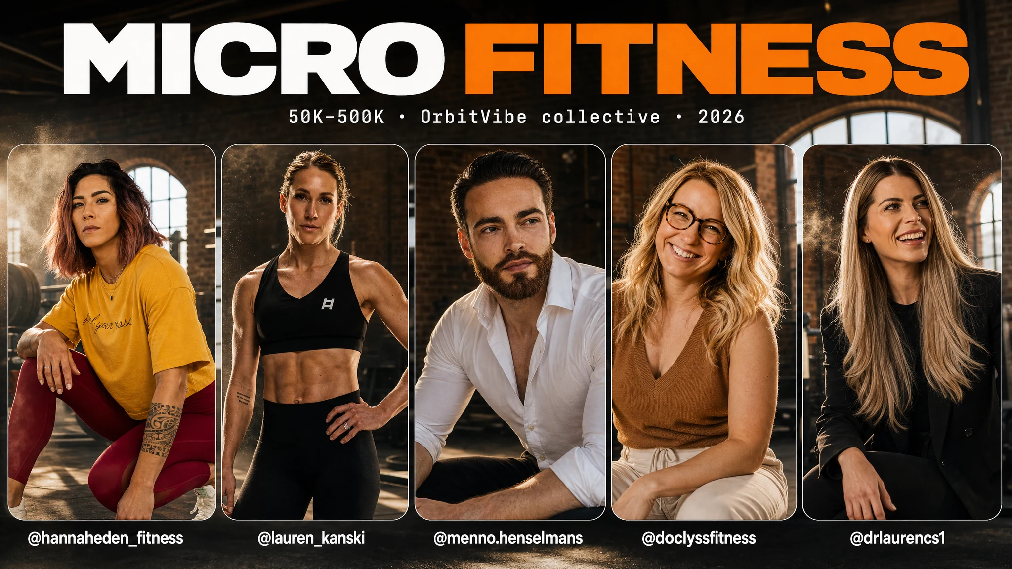 Highest-Engagement Micro Fitness Creators (50K–500K Followers)
