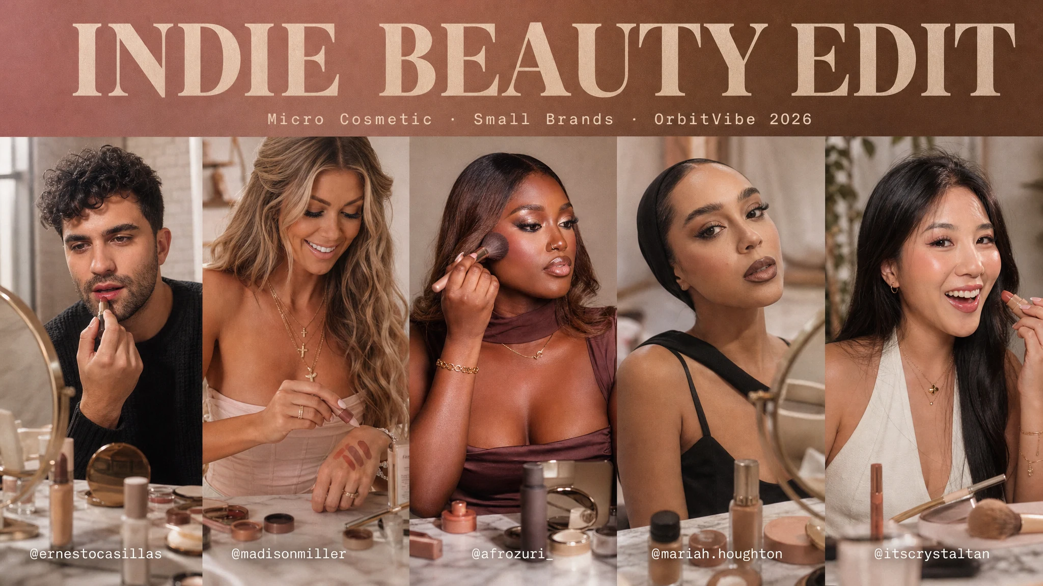 Micro Cosmetic Influencer List for Small Brands