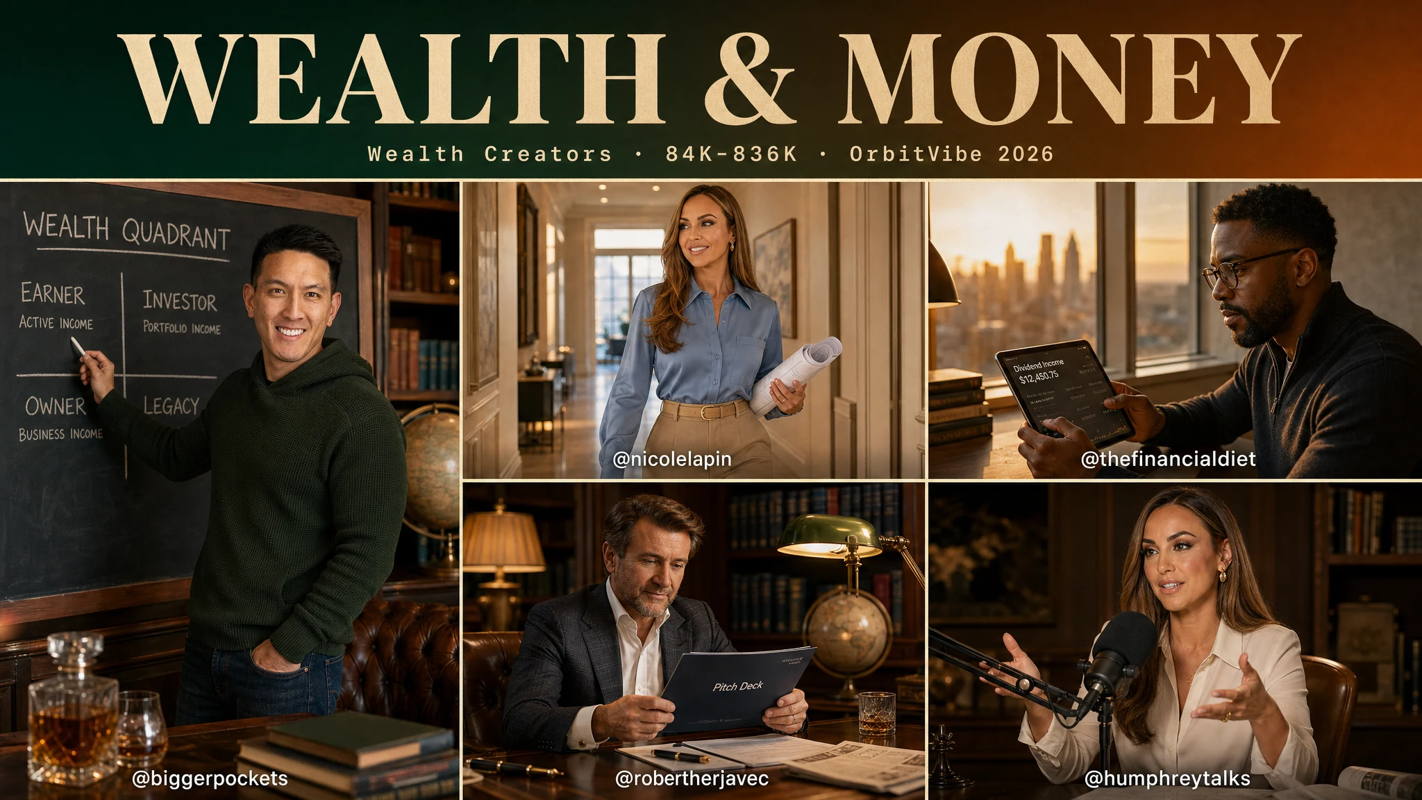 Wealth and Money Influencer List on Instagram